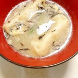 ぎょうざの満洲冷凍餃子で作る卵スープ
